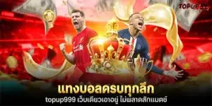 Bet on all football leagues at topup999